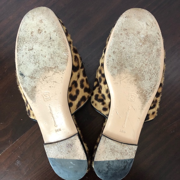 Gianvito Rossi Calf Skin Leopard slip on - Picture 7 of 8